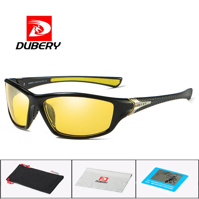 Polarized Night Vision Pilot Sunglasses - DuberyShades